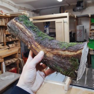 I found this piece of juniper wood during our climbing trip to Sardinia last Christmas. (It was a dead branch laying on...